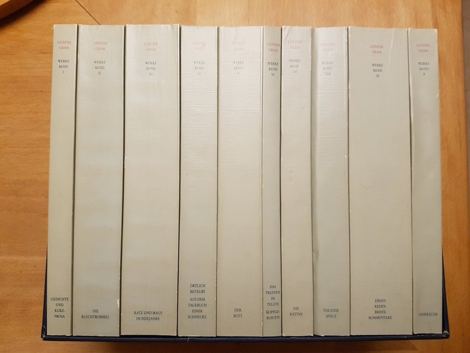 Günter Grass, Werkausgabe in Zehn Bänden - Herausgegeben von